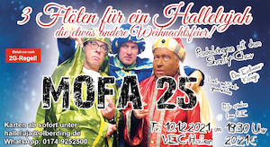 ABGESAGT - 3 Flöten für ein Hallelujah am 10.12.2021 in den VEC-Hallen